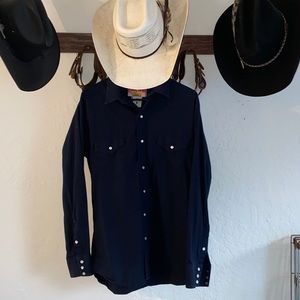 Vintage Western Pearl Snap Shirt